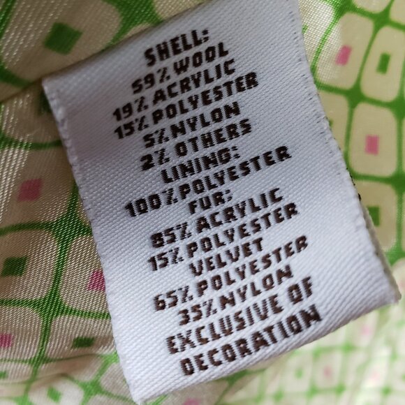 Vintage Y2K Hollister Co Penny Lane Coat Jacket Wool Blend Woven Plaid 70s Retro - Picture 10 of 16